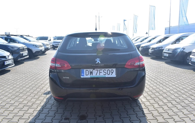 Peugeot 308 cena 47400 przebieg: 161838, rok produkcji 2019 z Pełczyce małe 529